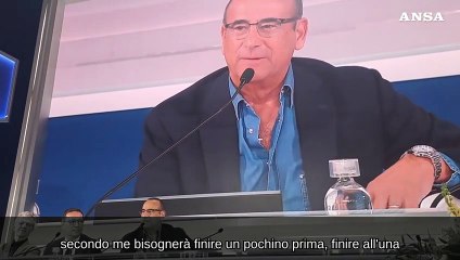 Sanremo, Conti: "E' stato un Festival baudiano, come lui ci ha insegnato"