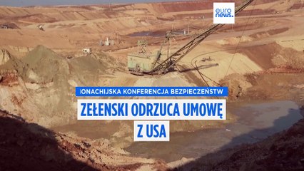 Prezydent Ukrainy odrzuca umowę z USA w sprawie rzadkich minerałów