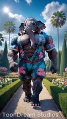 The Most Ripped Elephant You've Ever Seen