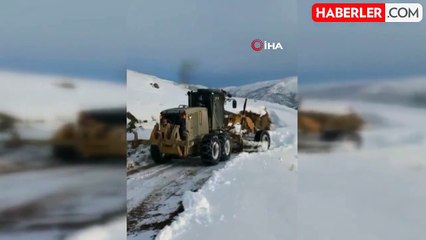 Elazığ'da Kapalı Köy Yollarının Açılması İçin Çalışmalar Devam Ediyor