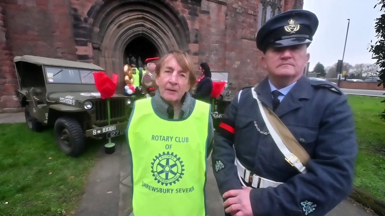 Shrewsbury Abbey gets ready for a huge VE day event the end of May, complete with performances and a military vehicle display.