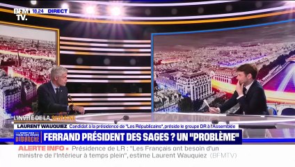 Laurent Wauquiez (LR) au sujet de la situation politique en France: "Les discours sont forts, les actes sont faibles"