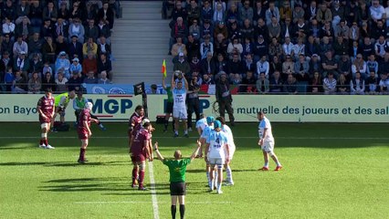 TOP 14 - Essai de Nicolas DEPOORTERE (UBB) - Aviron Bayonnais - Union Bordeaux-Bègles