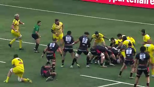 TOP 14 - Essai de Baptiste Couilloud (LOU) - LOU Rugby - Stade Rochelais