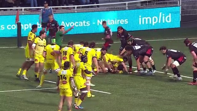 TOP 14 - Essai de Nikolozi SUTIDZE (SR) - LOU Rugby - Stade Rochelais
