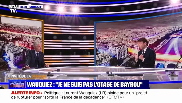 Entrée au gouvernement de ministres LR: Notre responsabilité était de ne pas être du côté des artisans du chaos , réagit Laurent Wauquiez (LR)