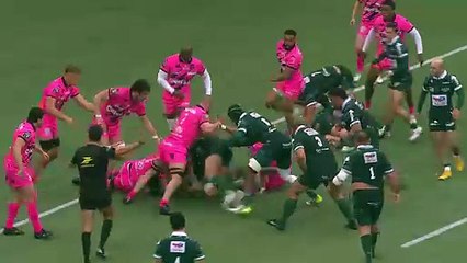 TOP 14 - Essai de Emilien GAILLETON 2 (SP) - Stade Français Paris - Section Paloise