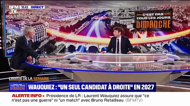 Présidentielle 2027: Je ne suis pas favorable à la primaire , affirme Laurent Wauquiez (LR)