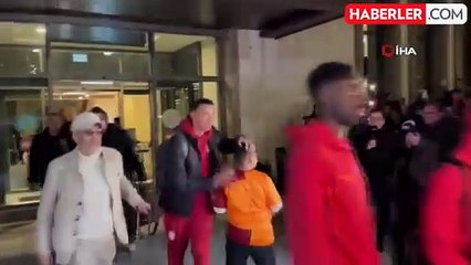 Galatasaray'a Rize'de Coşkulu Karşılama