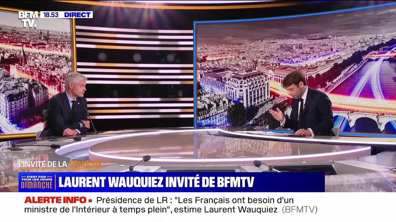 Dîners fastueux à la présidence de la région Rhône-Alpes: "C'était une erreur, je l'ai assumée", affirme Laurent Wauquiez (LR)