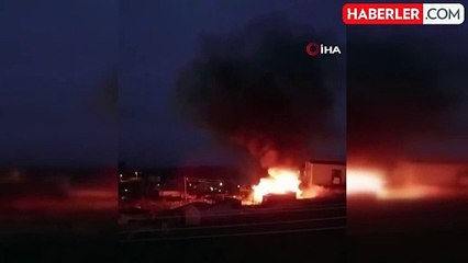 Tekirdağ'da Prefabrik Evde Yangın Çıktı