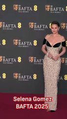 Selena Gomez in 2025 BAFTA's red carpet