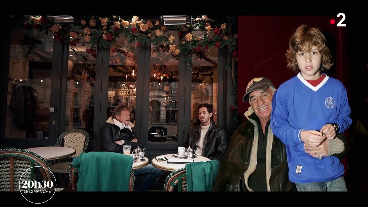 Victor Belmondo se confie face à Laurent Delahousse sur son lien unique avec son illustre grand-père Jean-Paul Belmondo dans l'émission 20h30 le dimanche sur France 2.Crédit : 20h30 le dimanche/France 2