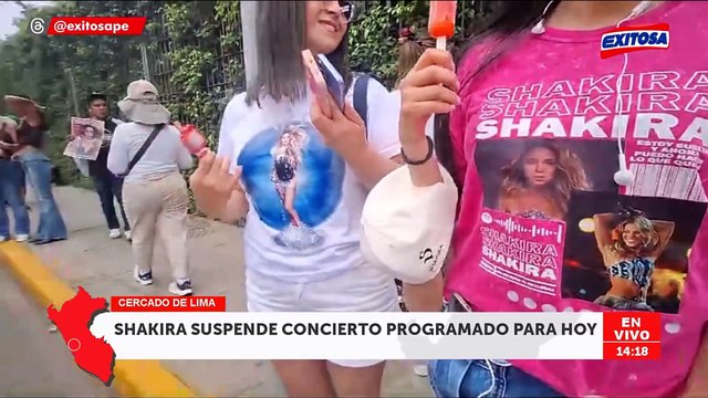 Fanática de Shakira que viajó de Cajamarca a Lima apenada por cancelación de concierto: Pedí licencia por un día