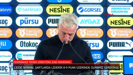 Jose Mourinho'dan salvolar: Kart temizleme uzmanı değiliz