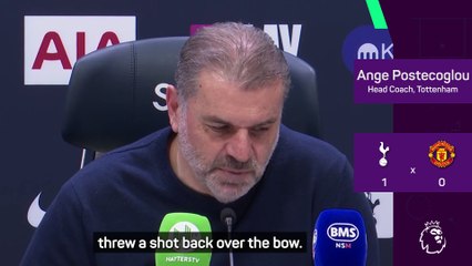 Postecoglou 'not surprised' with Maddison celebration after United winner