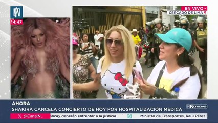 Retiran a fanáticos de Shakira tras cancelación de concierto