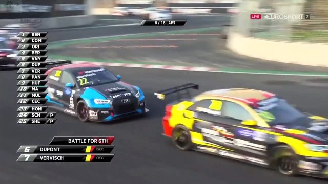 WTCR 2018_Manche 8_Wuhan Street Circuit(Chine)_Course 2 (en français - Eurosport 2 - France) [RaceFan96]