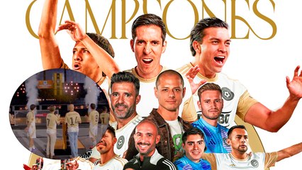 Javier "Chicharito" Hernández, presidente de Olimpo United, se presenta en la Kings League Américas como campeón