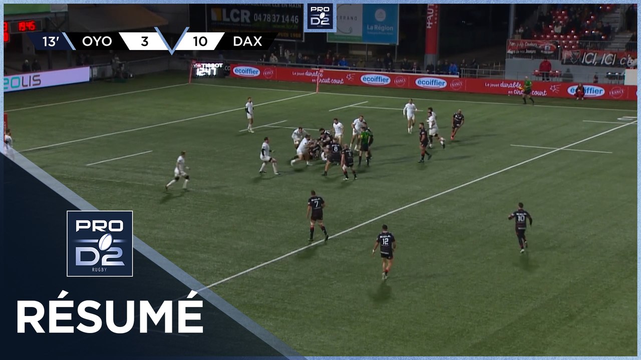 PRO D2 Saison 2024-2025 J20 - Résumé Oyonnax Rugby - US Dax