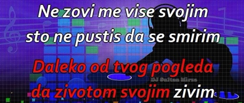 Poslednja stanica - Mitar Mirić (uživo karaoke)