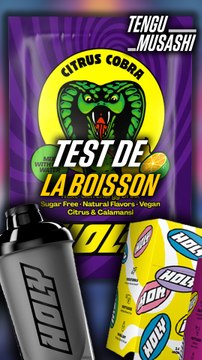 Je test le goût Citrus Cobra de chez Holy !