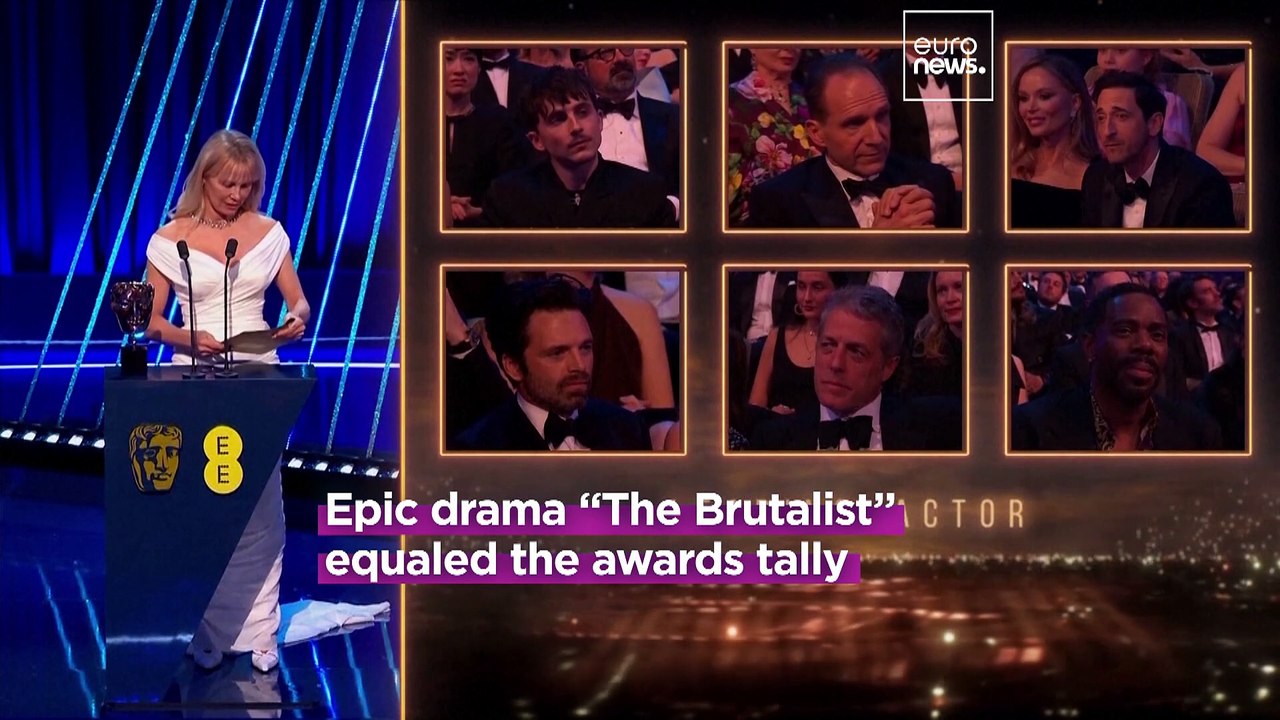 “Conclave” and “The Brutalist” dominate 2025 BAFTAs with four wins each