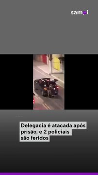 Dezenas de homens armados com fuzil atacam delegacia