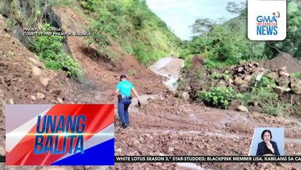 Ilang bahagi ng Cordillera, naperwisyo ng landslide | Unang Balita