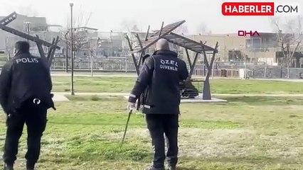 Kavgayı ayırmak isteyen güvenlik görevlisi döner bıçağıyla yaralandı