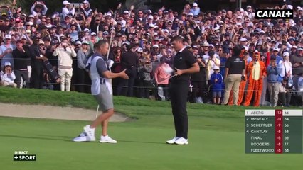 Ludvig ABERG remporte le Genesis sous les yeux de Tiger Woods