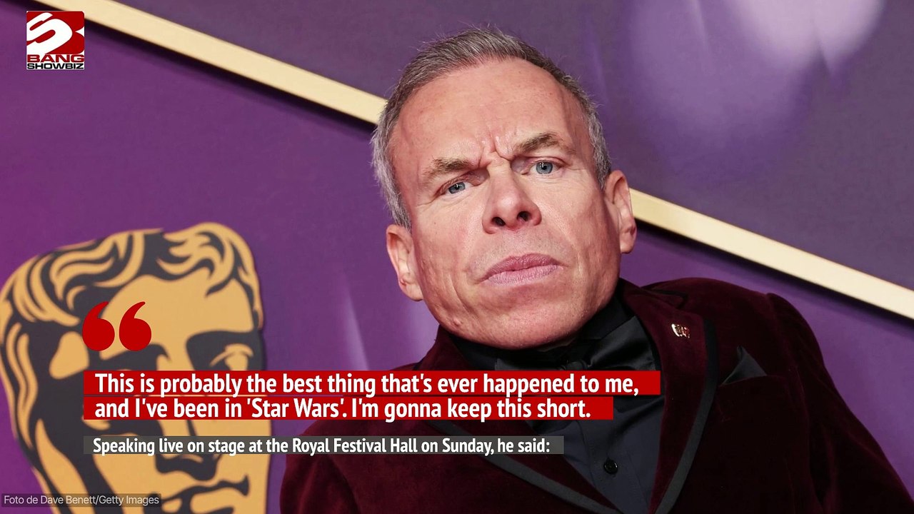 BAFTAs: Warwick Davis dedicates his BAFTA Fellowship Award to his late wife