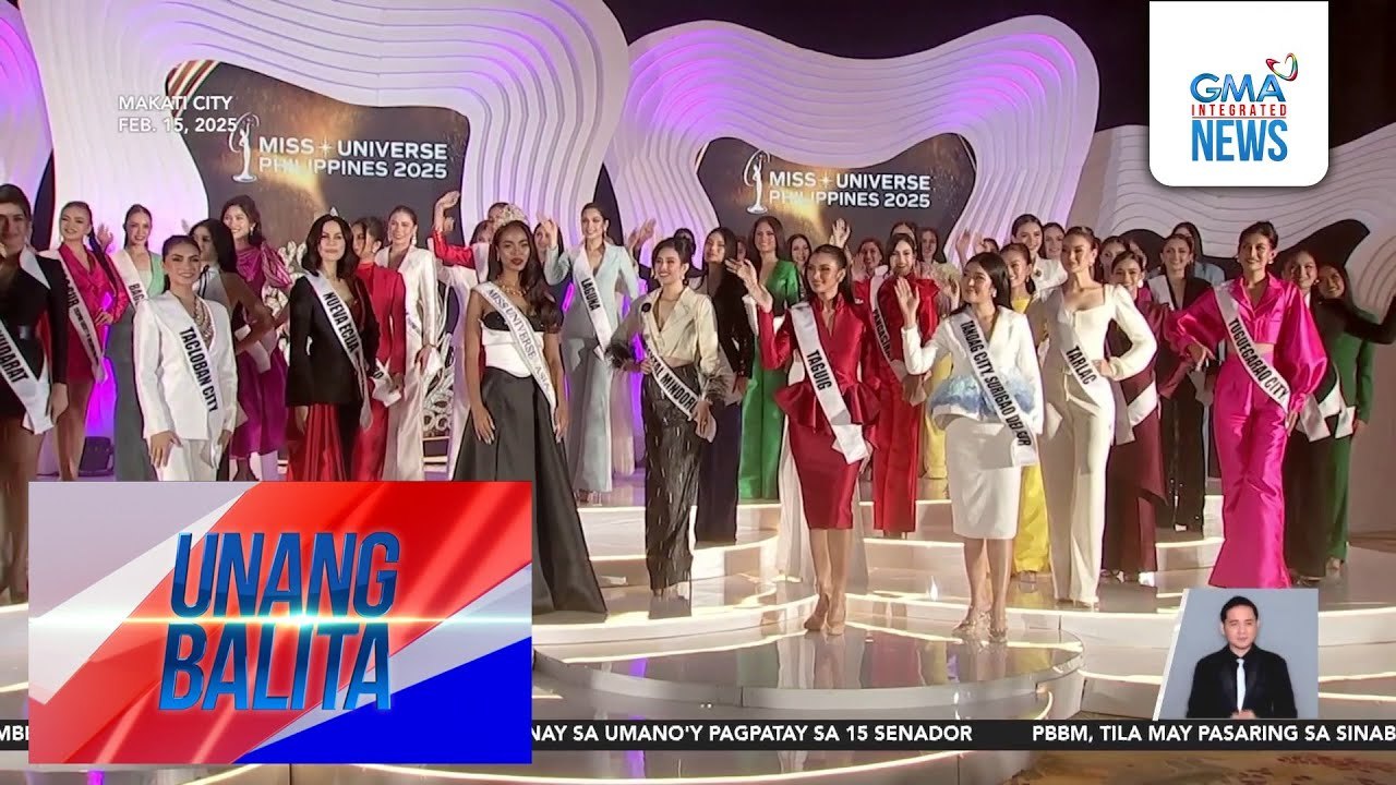 69 na kandidata para sa 2025 Miss Universe Philippines, ipinakilala na | Unang Balita
