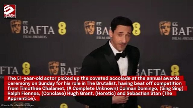 BAFTAs: Adrien Brody wins Best Leading Actor