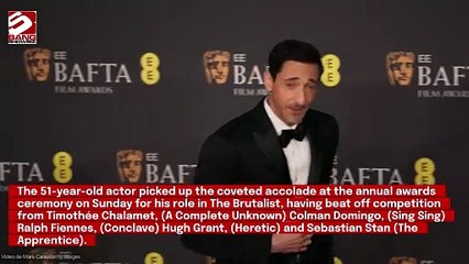 BAFTAs: Adrien Brody wins  Best Leading Actor
