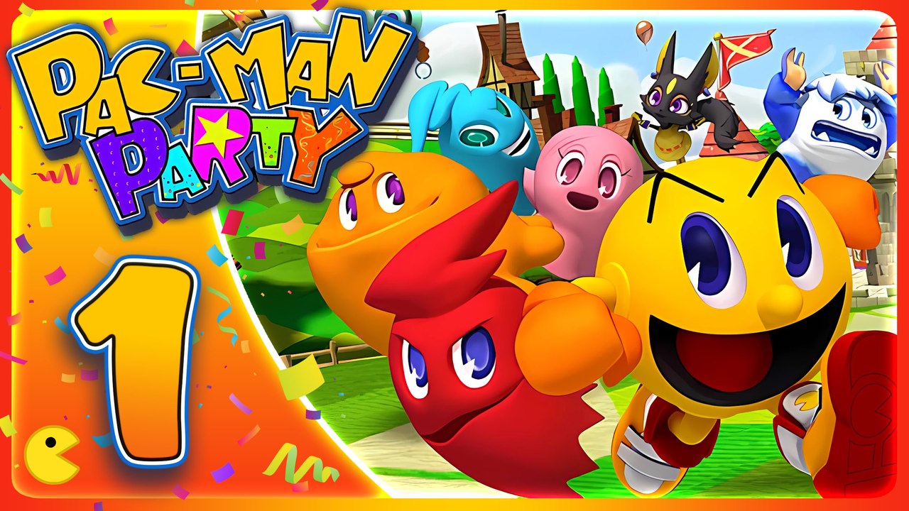 Pac-Man Party Walkthrough Part 1 (Wii, 3DS) Greenwood Grove