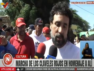 Miles de Falconianos marcharon en Paraguaná para rendir tributo al cantor del pueblo Alí Primera