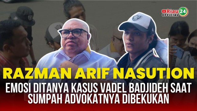 Razman Arif Nasution Emosi Ditanya Kasus Vadel Badjideh saat Sumpah Advokatnya Dibekukan