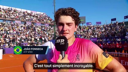 Buenos Aires - Fonseca après son premier titre sur le circuit : "C'est tout simplement incroyable"