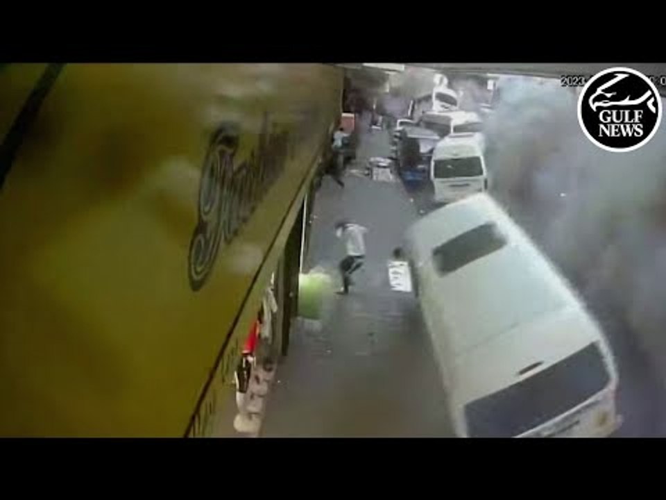 Viral video shows Johannesburg explosion: Buses, vans airborne