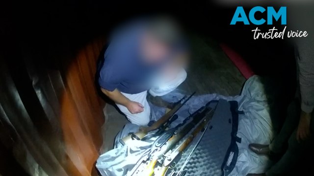 Stolen firearms, military style bayonet recovered in Queensland