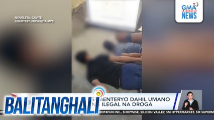 2, arestado sa sementeryo dahil umano sa pagbebenta ng ilegal na droga | Balitanghali