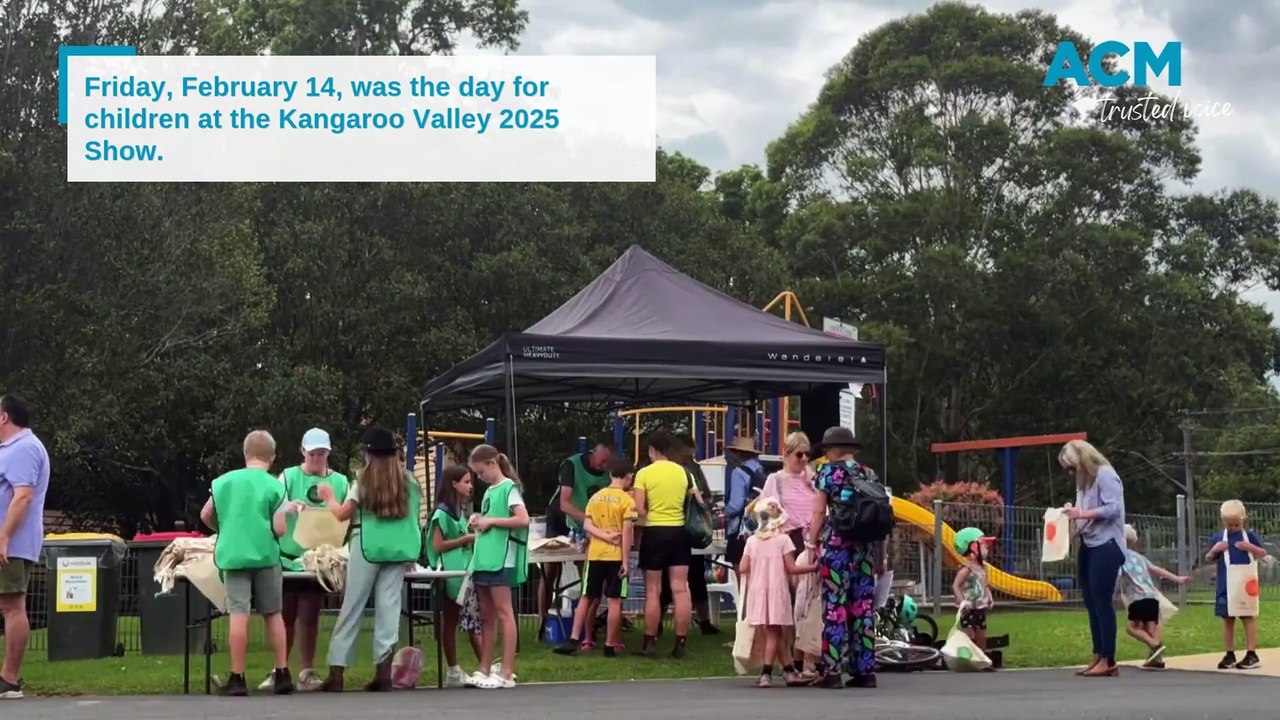Children fall in love with the 2025 Kangaroo Valley Show.