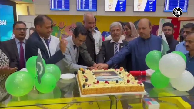 PIA’s historic inaugural flight from Dubai to snow-capped mountains of Skardu in Pakistan