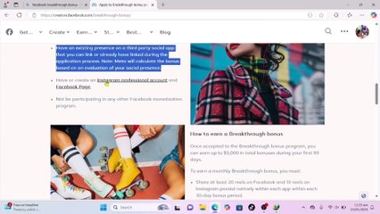 Earn 5000$ from Facebook by just uploading photos and text posts without monetization