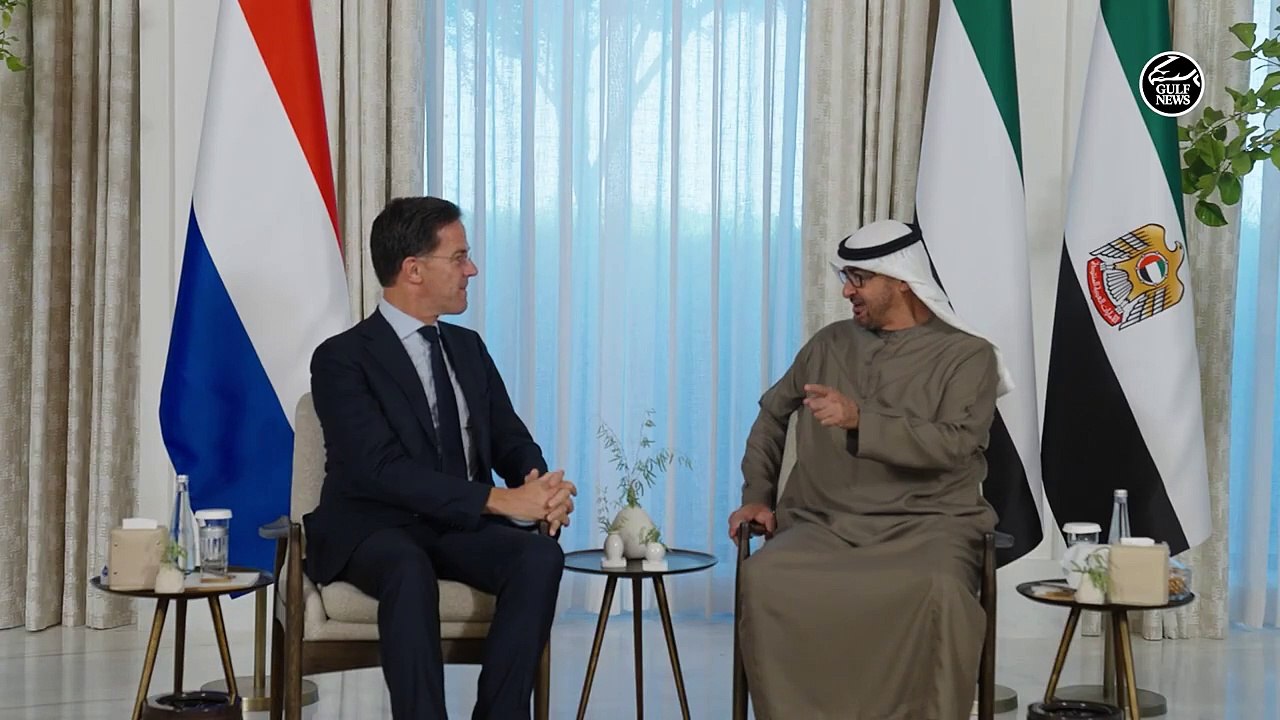 UAE President Sheikh Mohamed meets Dutch Prime Minister Mark Rutte