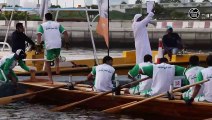 Traditional rowing race in Dubai