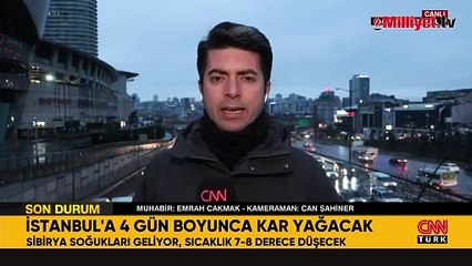 Meteoroloji'den peş peşe uyarılar! İstanbul'a 3.5 gün kar...