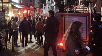 Yangın çıktı: Bir kadın 7. kattan düştü