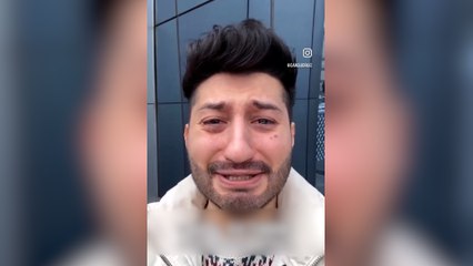 Sakallarını gürleştirmek istedi, sonucu görünce ağlamaya başladı